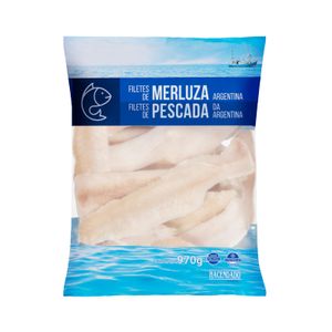 Filetes de merluza argentina sin piel Hacendado ultracongelados