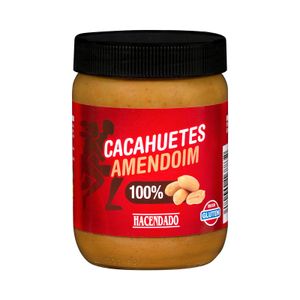 Crema de cacahuete 100% Hacendado