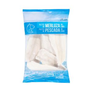 Filetes de merluza del cabo sin piel Hacendado ultracongelados