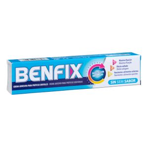 Crema adhesiva para prótesis dentales Benfix sin sabor