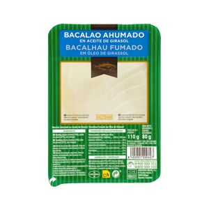 Bacalao ahumado Hacendado en aceite de girasol