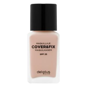 Maquillaje fluido Cover & Fix Deliplus 02 beige rosado