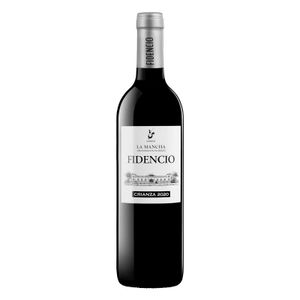 Vino tinto D.O La Mancha Fidencio crianza