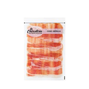 Jamón cebo ibérico cortado a cuchillo
