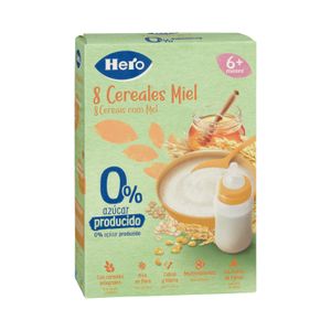 Papilla 8 cereales con miel Hero baby +6 meses