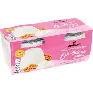 Queso Fresco 0% Pack de 2 Unidades