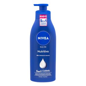 Leche corporal nutritiva Nivea con aceite de almendras y vitamina E