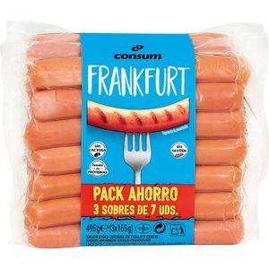 Salchichas Frankfurt sabor Ahumado