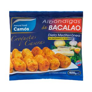 Albóndigas de bacalao Camós congeladas