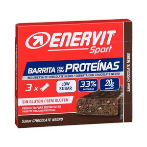 Barrita con proteínas Enervit Sport sabor chocolate negro