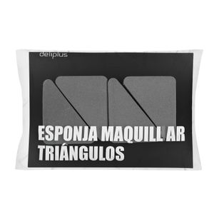 Esponja maquillaje triángulos Deliplus