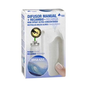 Difusor ambientador spray manual Bosque Verde con recambio