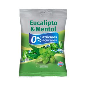 Caramelos sabor eucalipto y mentol Hacendado 0% azúcares