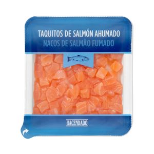 Taquitos de salmón ahumado Hacendado