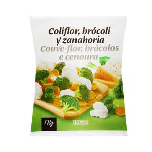 Coliflor, brócoli y zanahoria Hacendado ultracongelada