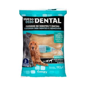 Hueso dental perro adulto sabor menta y perejil Compy