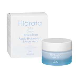 Crema facial Hidrata Deliplus ácido hialurónico y aloe vera