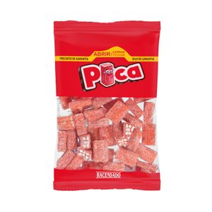 Golosinas ladrillos con pica Hacendado sabor fresa y nata ácida