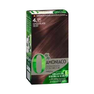 Coloración permanente 4.15 chocolate helado Deliplus 0% amoníaco