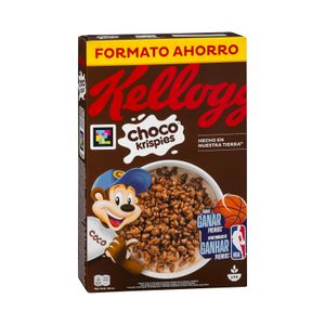 Cereales de arroz inflado Choco Krispies Kellogg's con chocolate