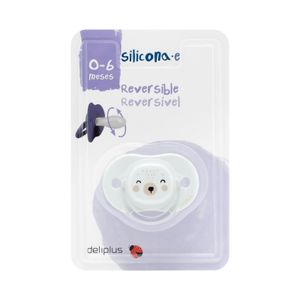 Chupete silicona reversible +0 a 6 meses Deliplus