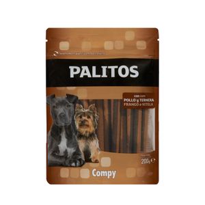 Snack palitos perro adulto con pollo y ternera Compy