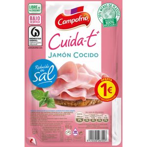 Jamón Cocido Lonchas Cuida-T Red.Sal