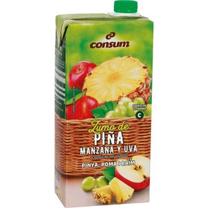 Zumo Piña,Uva, Manzana Concentrado Brik