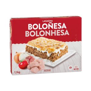 Lasaña boloñesa familiar Hacendado ultracongelada