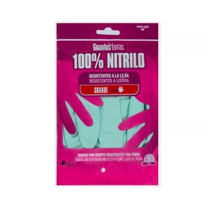 Guantes 100% nitrilo Bosque Verde talla grande