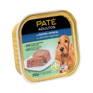 Paté perro adulto Delikuit con salmón y verduras