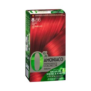 Coloración permanente 8.66 rojo rubí Deliplus 0% amoníaco