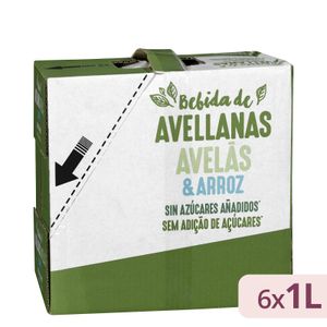 Bebida de avellana y arroz sin azúcares añadidos Hacendado