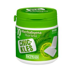 Chicles hierbabuena gragea Hacendado