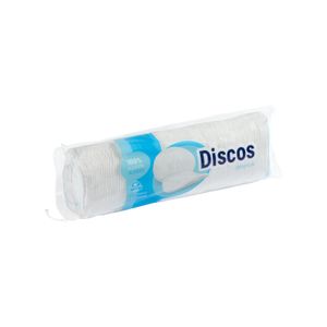 Discos desmaquillantes Deliplus ovalados algodón 100%