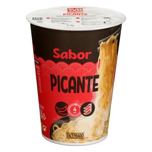 Fideos orientales sabor picante Hacendado