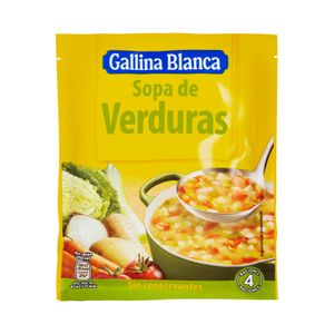 Sopa de verduras Gallina Blanca