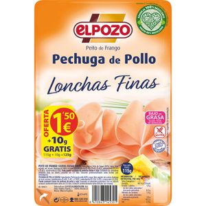 Pechuga de Pollo Braseado Finas Lonchas