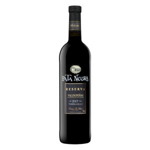 Vino tinto D.O Valdepeñas Pata Negra reserva