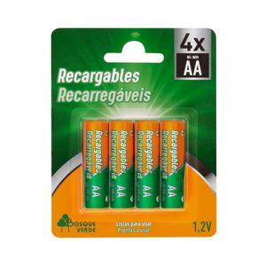 Pila recargable AA Bosque Verde