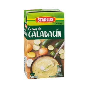 Crema de calabacín Starlux con queso de cabra