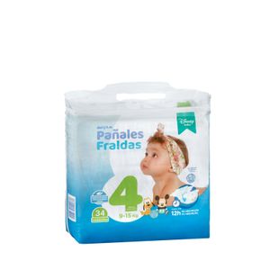 Pañales bebé talla 4 de 9-15 kg Deliplus