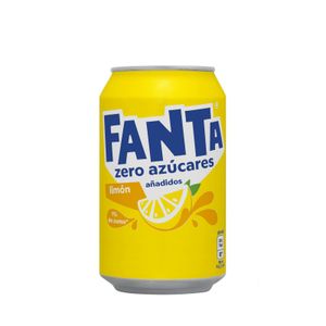 Refresco Fanta limón zero azúcares añadidos