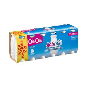 Bebida láctea natural Actimel 0% m.g