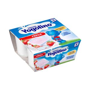 Postre lácteo infantil de fresa Yogolino +8 meses