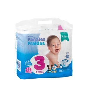 Pañales bebé talla 3 de 4-10 kg Deliplus