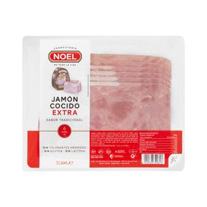 Jamón cocido extra Noel lonchas