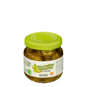 Jalapeños picantes Hacendado en vinagre