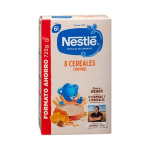 Papilla 8 cereales con miel Nestlé +6 meses