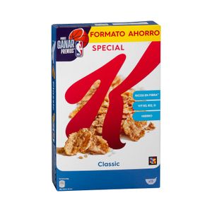 Cereales copos de trigo integral y arroz Special K Classic